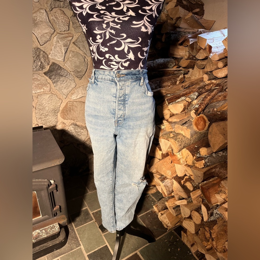 Old Navy O.G. Straight Light Wash Jeans 16